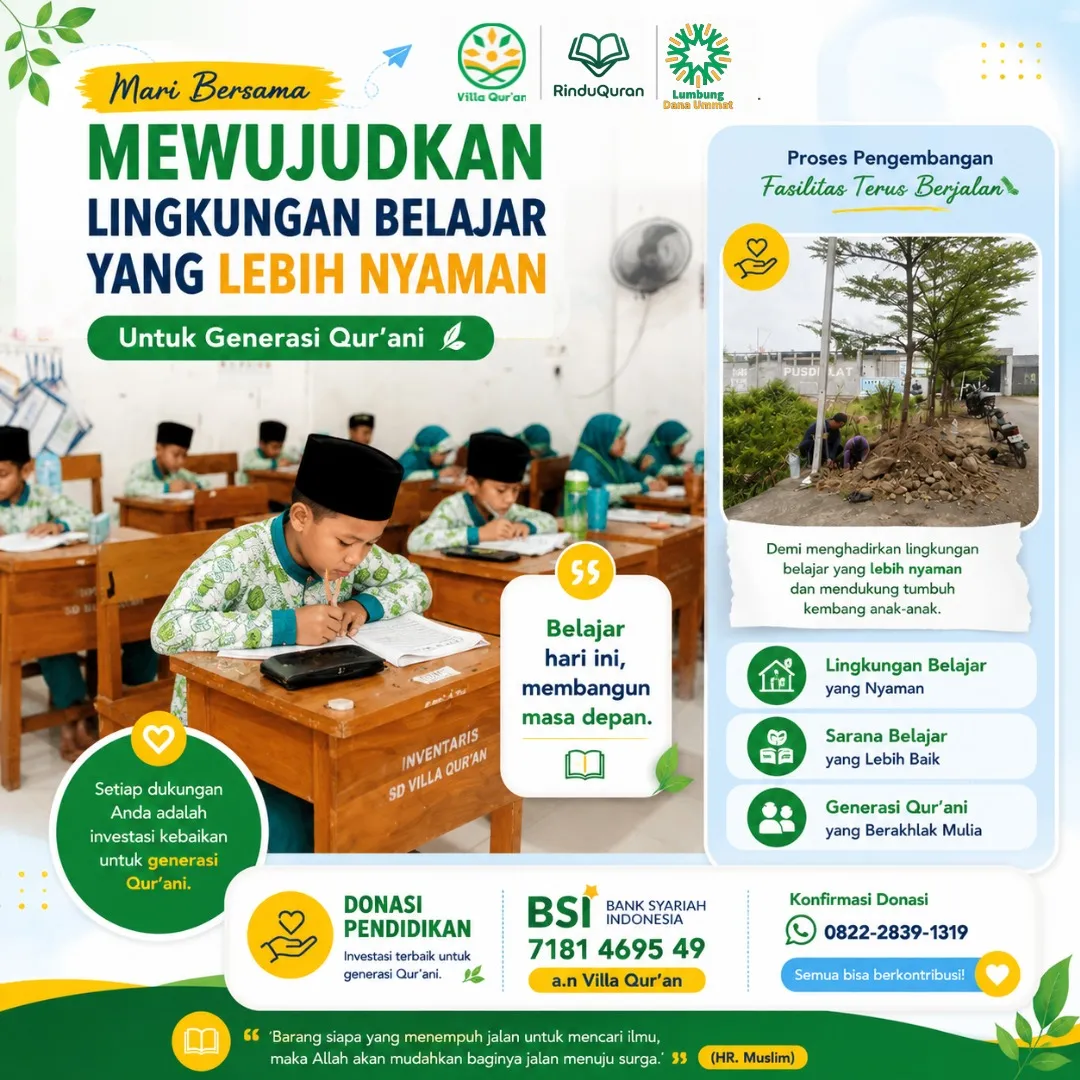 Mari Bersama Mewujudkan Lingkungan Belajar yang Lebih Nyaman